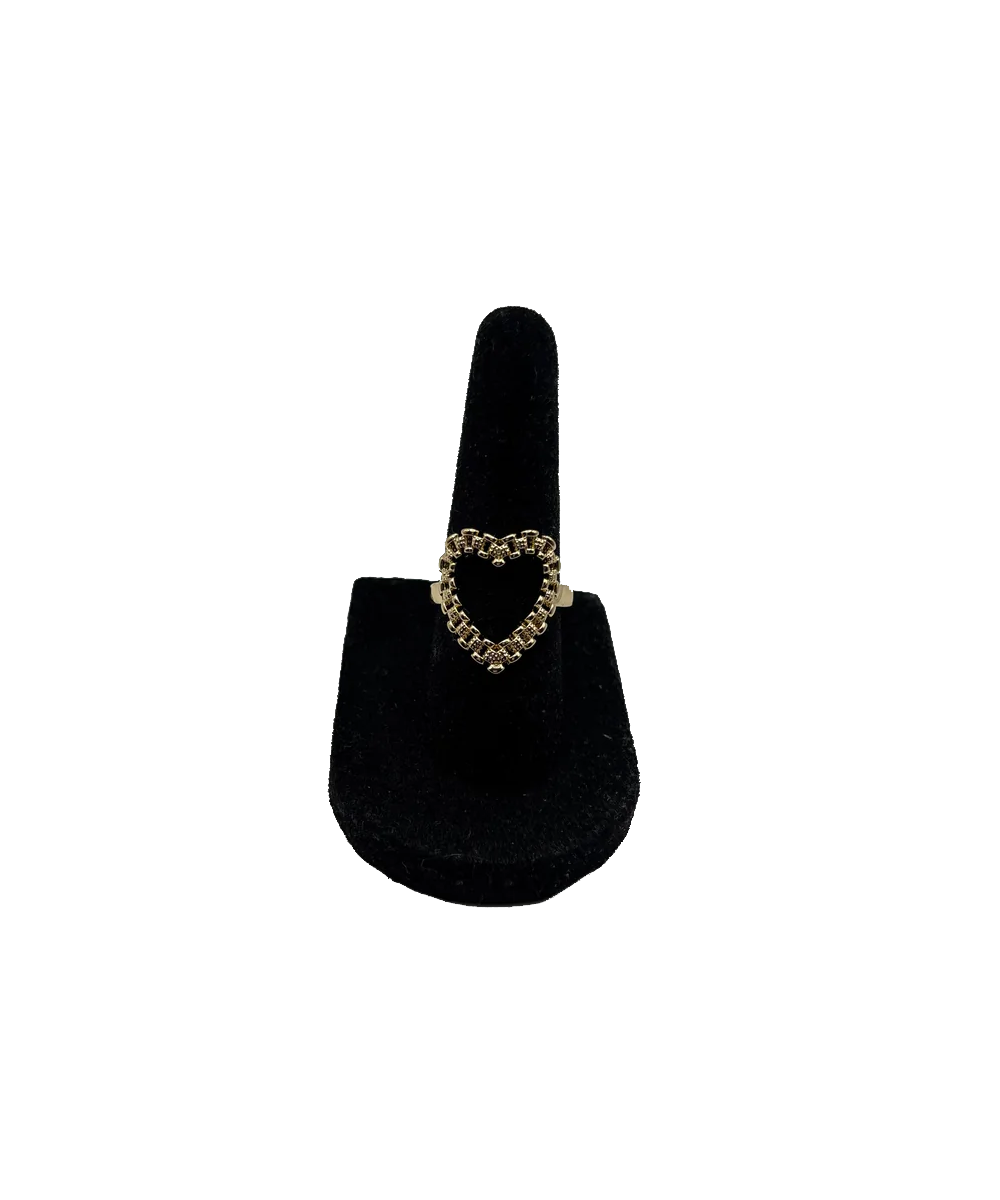 Mini Rolex Heart Ring