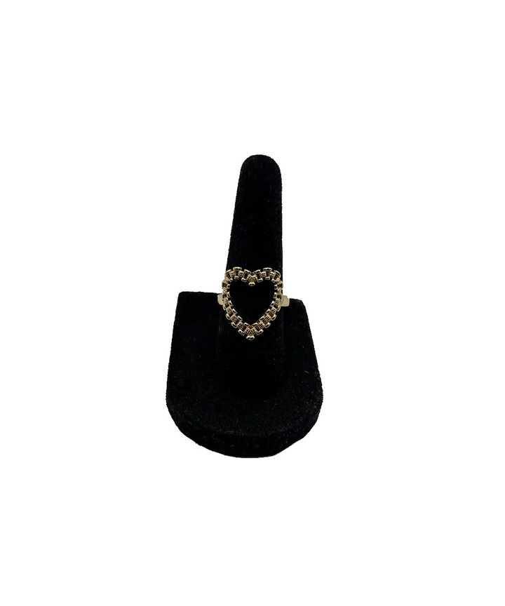 Mini Rolex Heart Ring