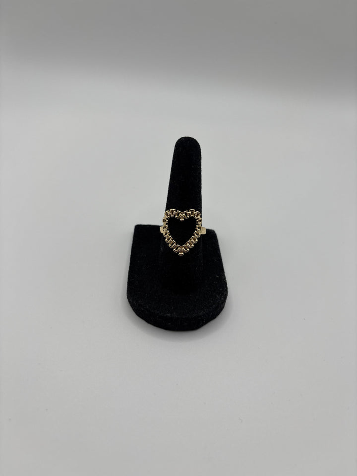Mini Rolex Heart Ring
